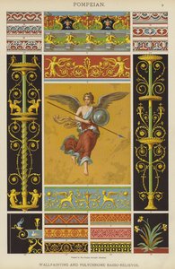 Pompeian, Wallpainting and Polychrome Basso-Relievos by German School