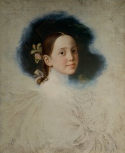 Portrait Study Of A Young Lady