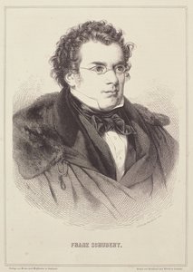 Portrait of Franz Schubert (1768-1827)