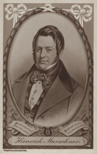 Portrait of Heinrich Marschner by German School