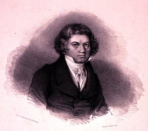 Portrait of Ludwig van Beethoven by German School