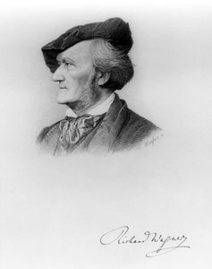Portrait of Richard Wagner (1813-83) German Composer, Engraved by Robert Reyher (1838-77)