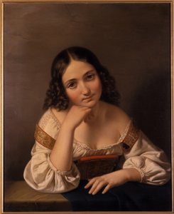 Portrait of a Young Woman by German School