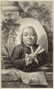 Portrait of a Portly Man in 18th Century Clothing by German School
