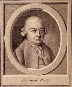 Portrait of Carl Philipp Emanuel Bach, German Composer, Son of Johan Sebastian Bach by German School