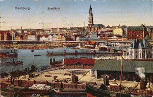 Postcard of Hamburg, c.1910 by German School