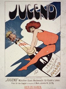 Poster advertising Jugend, illustrated Weekly Magazine for Art and Living, Munich, 1897