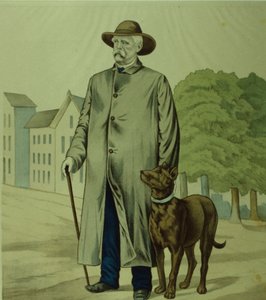 Prince Otto von Bismarck in Friedrichsruh by German School