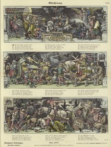 Procession of Fairy Tale Characters by German School