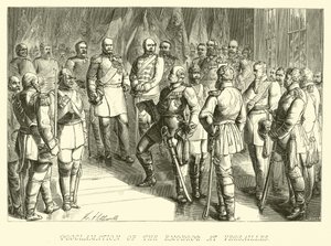 Proclamation of the Emperor at Versailles by German School