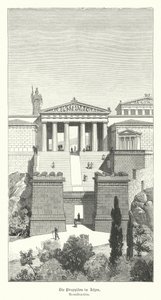 Propylaea, entrance to the Acropolis of Athens, Ancient Greece by German School