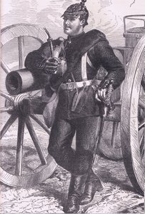 Prussian Artillery Man by German School