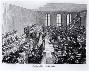 Quaker Meeting, Philadelphia, from 