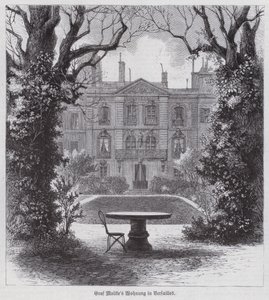 Residence of Field Marshal Helmuth von Moltke, victorious commander of the Prussian armies in the Franco-Prussian War, Versailles, France by German School