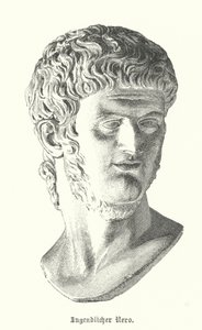 Roman Emperor Nero in his youth