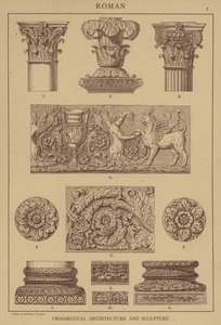 Roman, Ornamental Architecture and Sculpture by German School