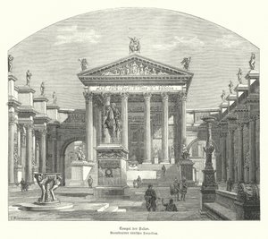 Roman Temple of Pallas by German School