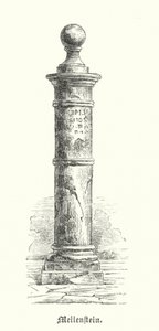 Roman milestone by German School