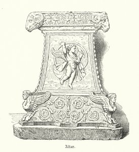 Roman religious altar by German School