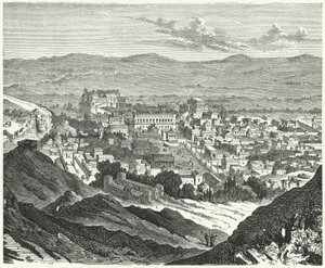 Rome in the Time of Julius Caesar by German School