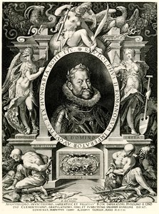 Rudolph II by German School
