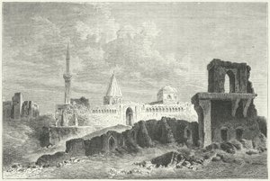 Ruins of the Palace of the Seljuks at Konya, Turkey by German School
