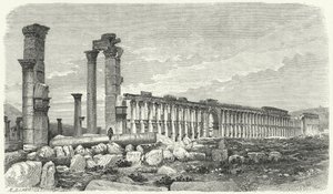 Ruins of the city of Palmyra, Syria