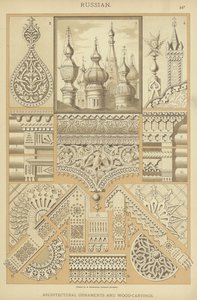 Russian, Architectural Ornaments and Wood-Carvings by German School