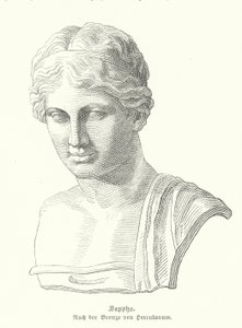 Sappho, Ancient Greek poet by German School