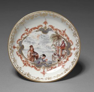 Saucer, manufacturer Meissen Porcelain Factory, Germany, c.1723