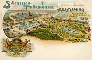 Saxony and Thuringian Trade and Industry exhibition in Leipzig, Germany
