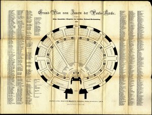 Seating Plan of the St. Paul