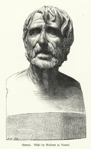 Seneca the Younger, Roman philosopher, statesman and dramatist by German School
