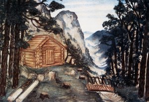 Set design for Peer Gynt by German School