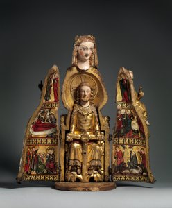 Shrine of the Virgin by German School
