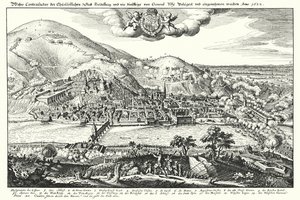 Siege of Heidelberg by the Count of Tilly by German School
