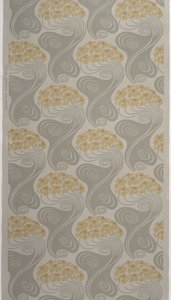 Sky High, Design for Wallpaper, Manufactured by Julius Hemus, Frankfurt by German School