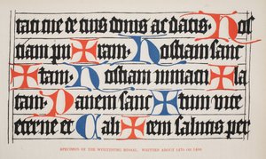 Specimen of the Würzburg Missal, Written About 1470 or 1480