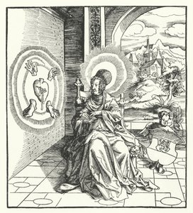 St Amalberga of Maubeuge by German School