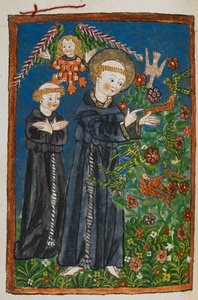 St Francis Preaching to the Birds by German School
