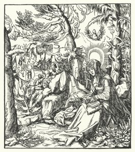 St Ida of Lorraine (c1040-1113) by German School