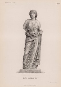 Statue of the Roman period from Olympia, Greece (engraving) by German School