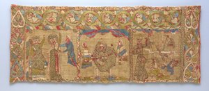 Stole with the Martyrdom of St. Catherine, Rhineland, c.1200 by German School