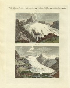 Strange Glaciers as the Birth of Large Rivers