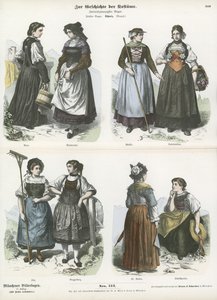 Swiss Costumes, 19th Century by German School