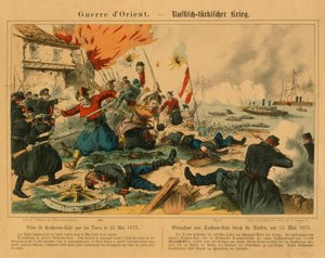Taking of Suchum-Kale by the Turks During the Russo-Turkish War, 15 May 1877, Published by F.C. Wentzel, Weissenburg, 1877 by German School