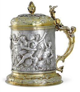 Tankard, Probably Hamburg, c.1660 by German School