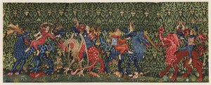 Tapestry Depicting Mythical Creatures, Oberrhein