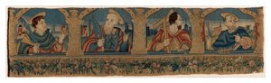 Tapestry Strip Depicting the Four Apostles by German School