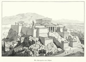The Acropolis of Athens, Ancient Greece by German School